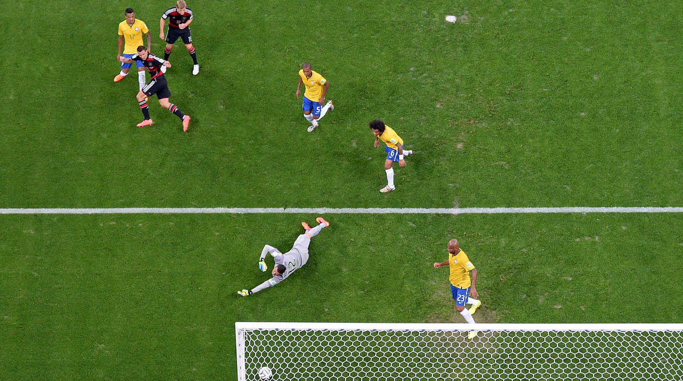 16. Treffer: Miroslav Klose wird gegen Brasilien zum WM-Rekordtorjäger © Getty Images