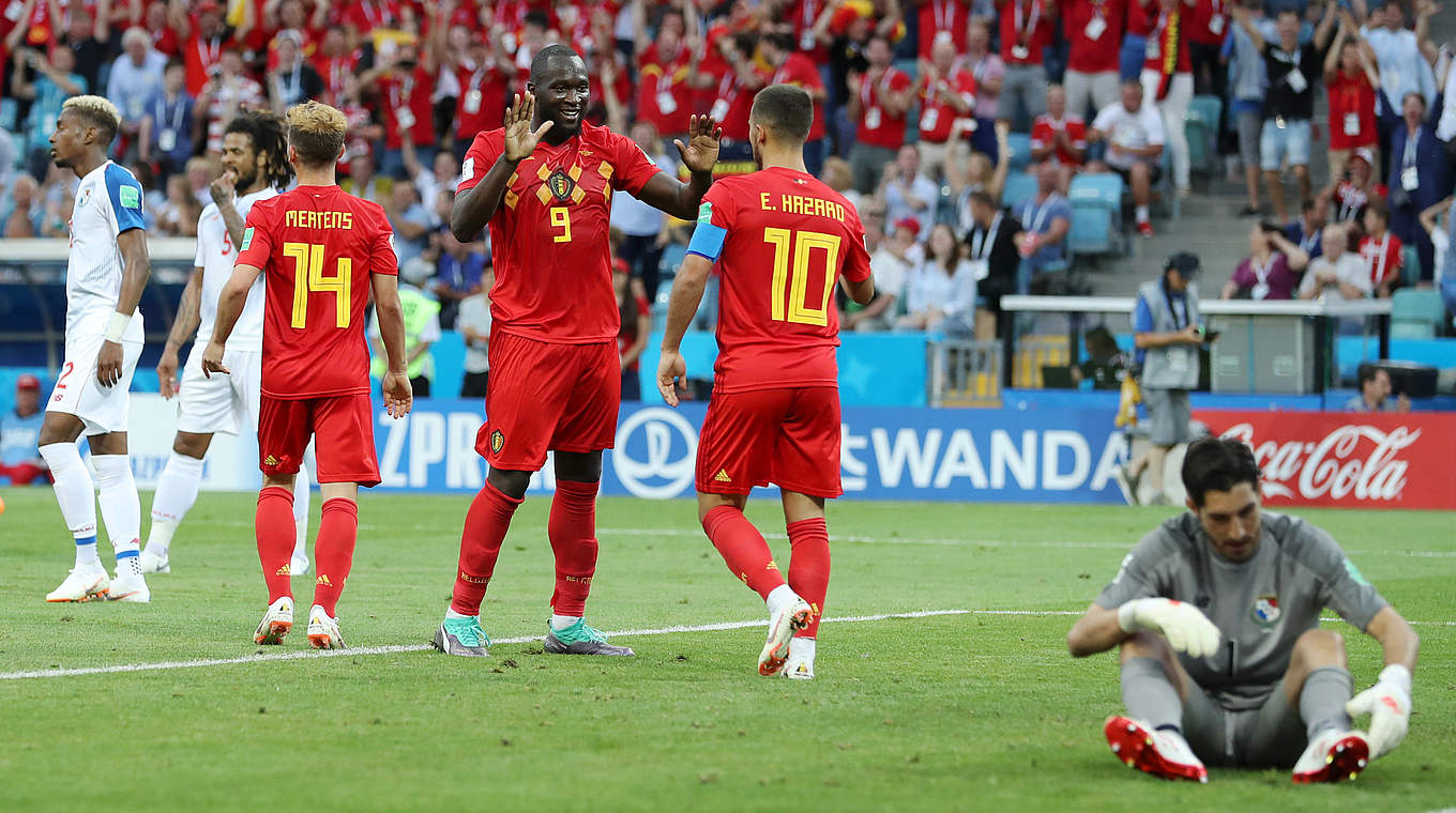 Perfekter Auftakt ins Turnier: Belgien schlägt Panama 3:0 © 2018 Getty Images