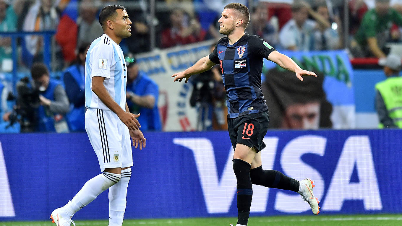 Croatia into last 16 with 3-0 win over Argentina DFB