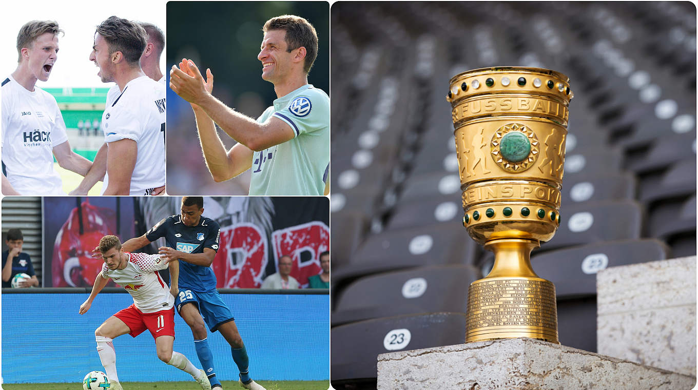Live in der ARD: Rödinghausen vs. Bayern und Leipzig vs. Hoffenheim © Getty Images/imago/Collage DFB