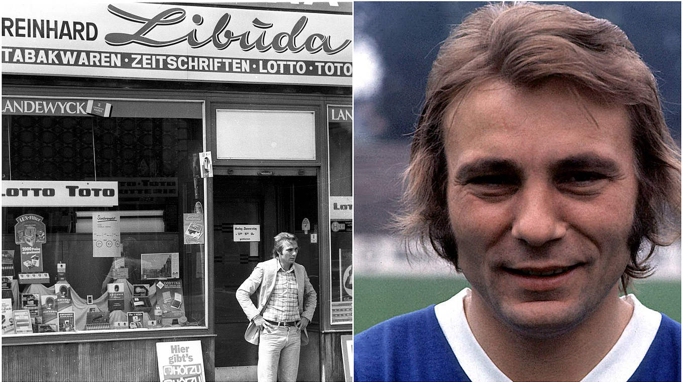 Bestreitet 26 Spiele für das DFB-Team - nach der Karriere betreibt er einen Kiosk: Stan Libuda © Imago/Collage DFB