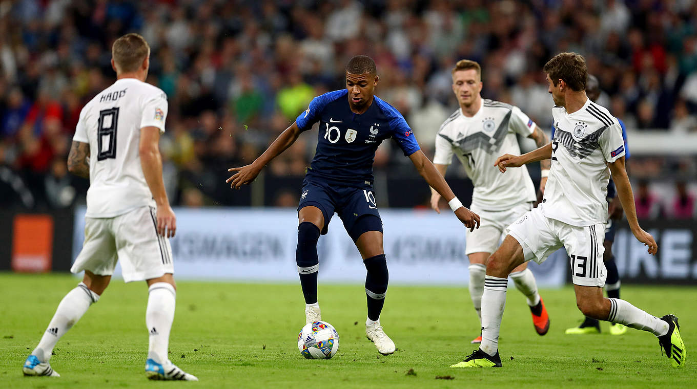 Weltmeisterteams unter sich: Im direkten Vergleich liegt Frankreich aktuell vorn © 2018 Getty Images
