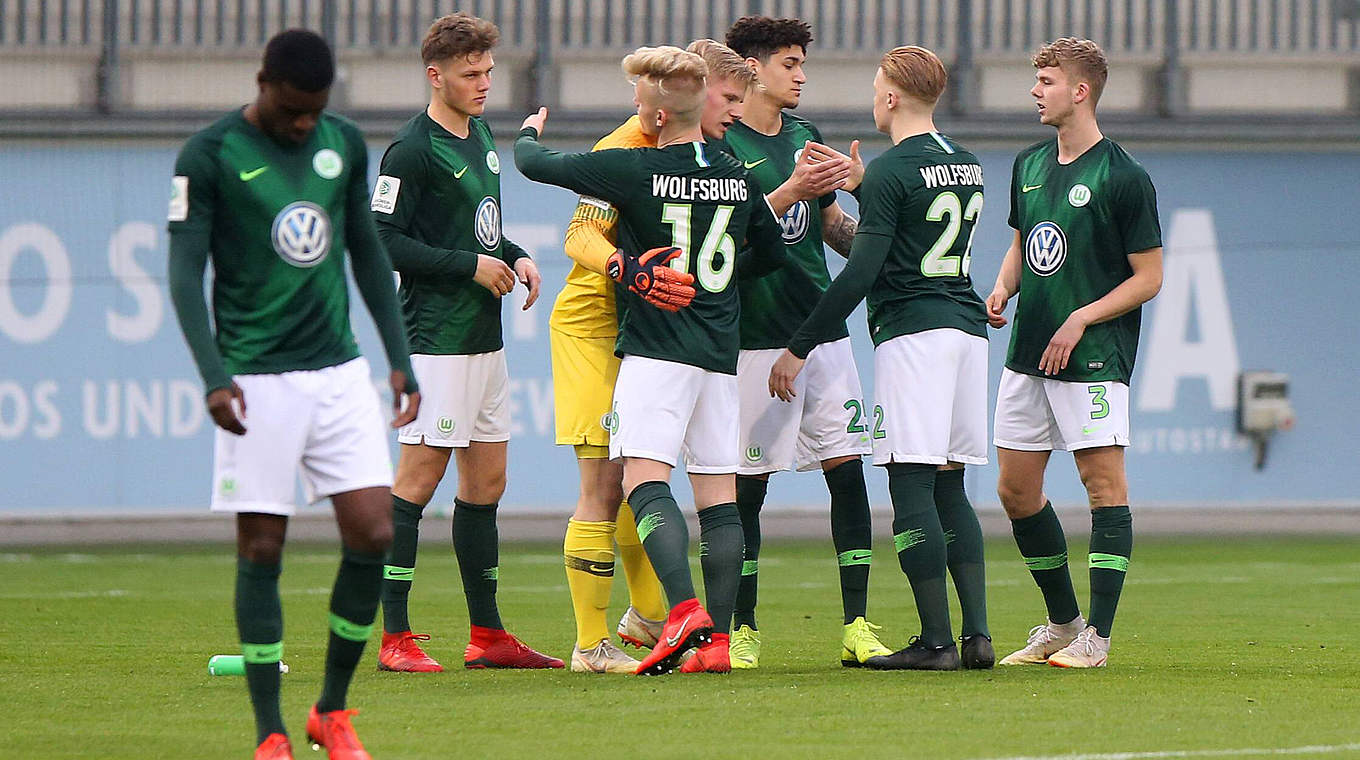In der Endrunde um die Deutsche Meisterschaft dabei: Wolfsburgs A-Junioren © imago images / regios24