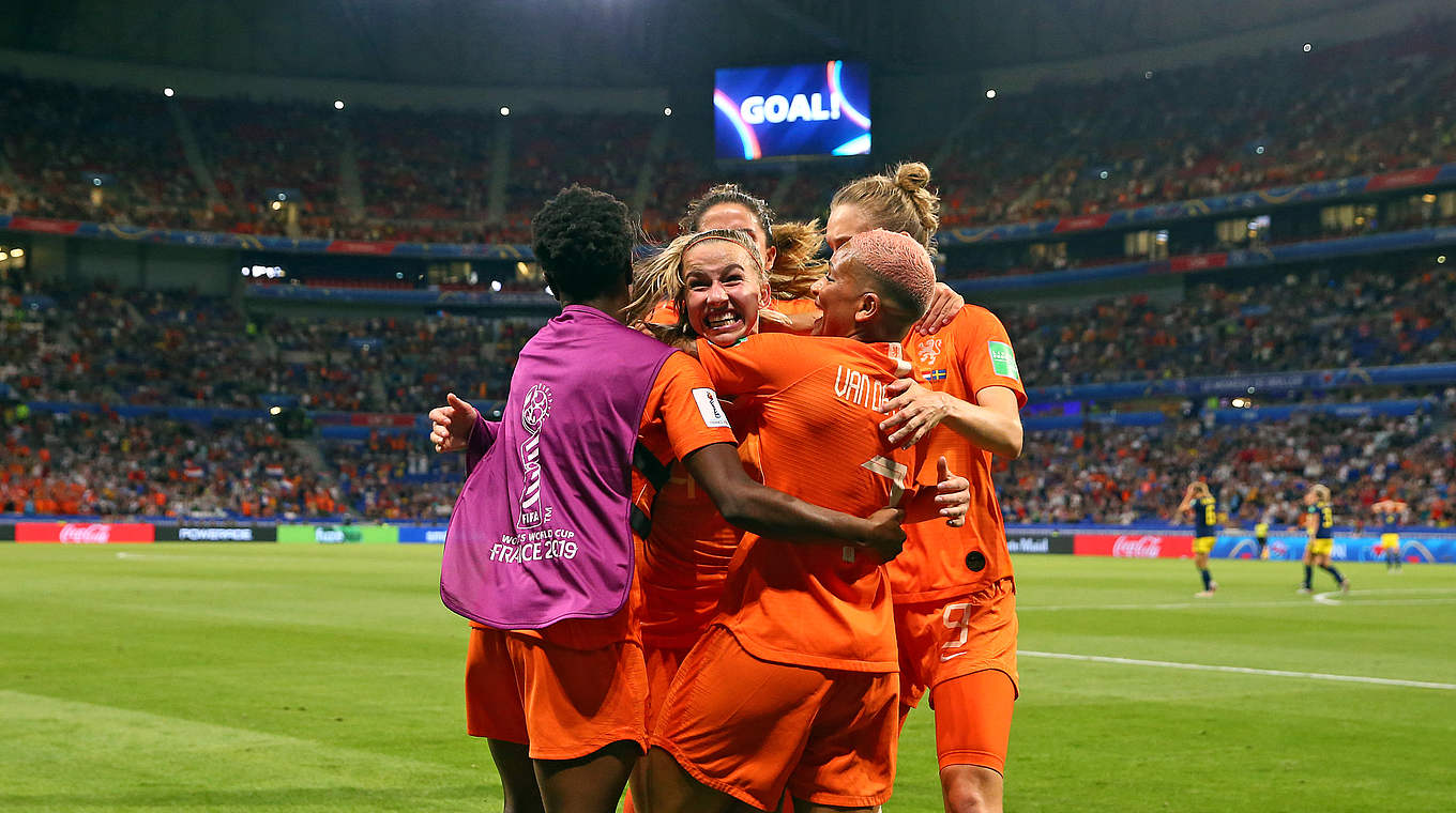 Die Niederlande feiert: Der Europameister greift auch nach dem WM-Titel © Getty Images