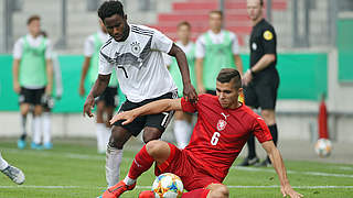 Sechs Tore und ein spannendes Spiel: Die U 20-Nationalmannschaften aus Deutschland und der Tschechischen Republik sorgten beim 4:2 der DFB-Auswahl für beste Unterhaltung. Hier gibt's die Bilder zur Partie. © 2019 Getty Images