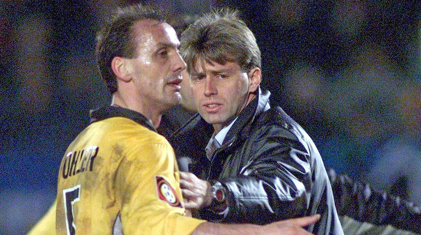 Wiedersehen in Köln: Von 1998 bis 2000 war Skibbe (r.) Kohlers Coach beim BVB © Getty Images