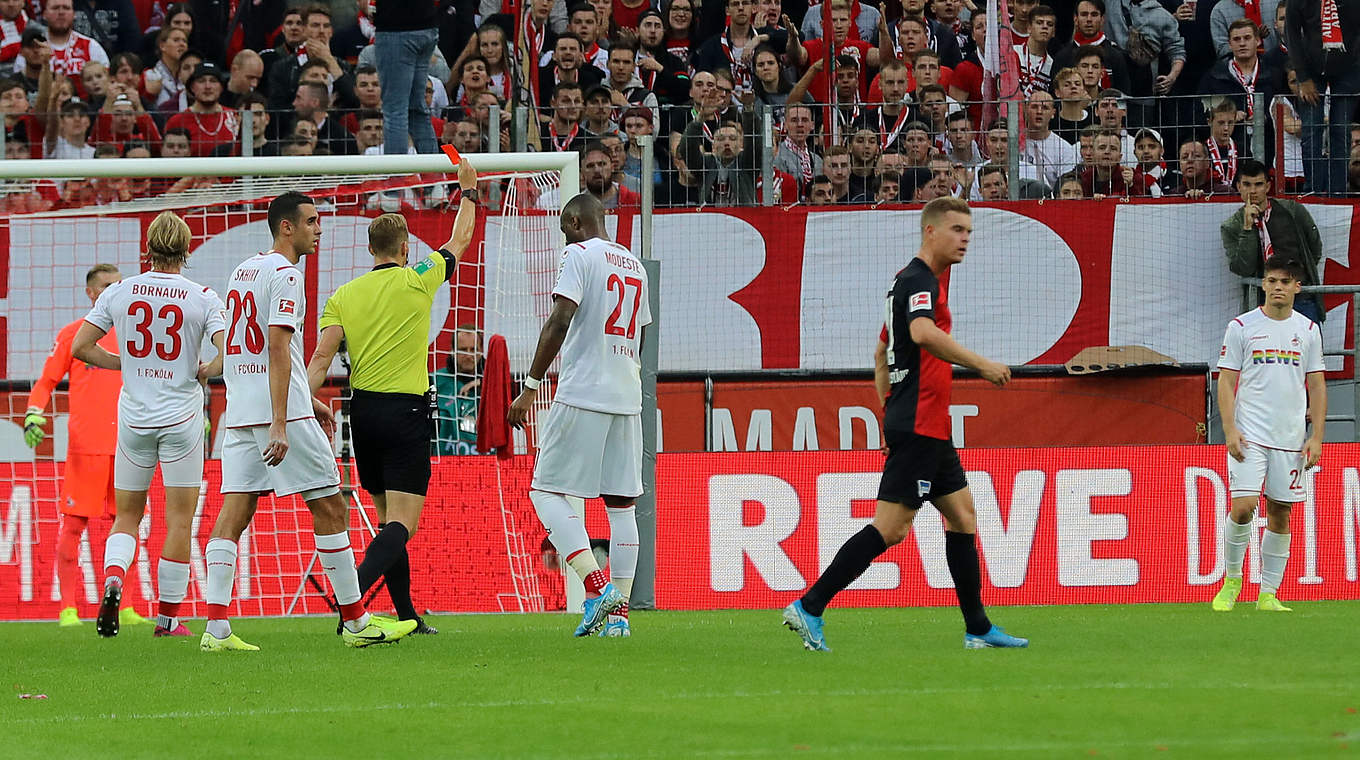 Fehlt dem 1. FC Köln in zwei Partien der Bundesliga: Jorge Meré (r.) © imago images/Eduard Bopp