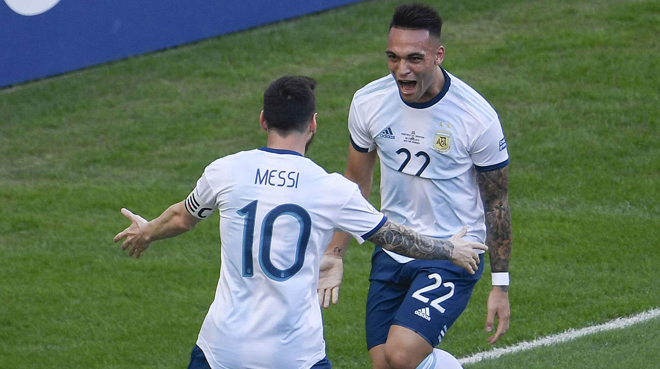 Ein Weltstar und einer, der es werden mächte: Lionel Messi und Lautaro Martinez © GettyImages