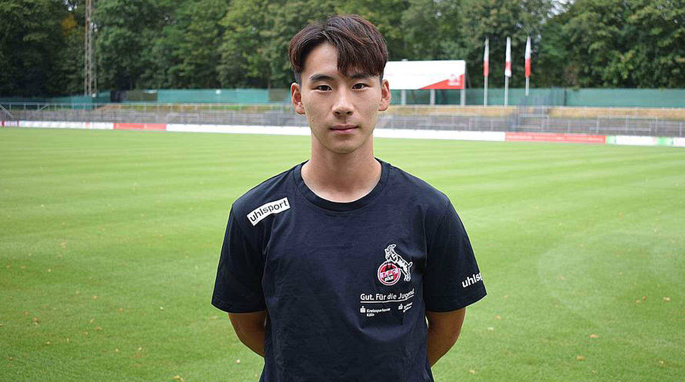 Unterschreibt bis Sommer 2022 beim 1. FC Köln: Jae-hwan Hwang aus Südkorea © 1. FC Köln