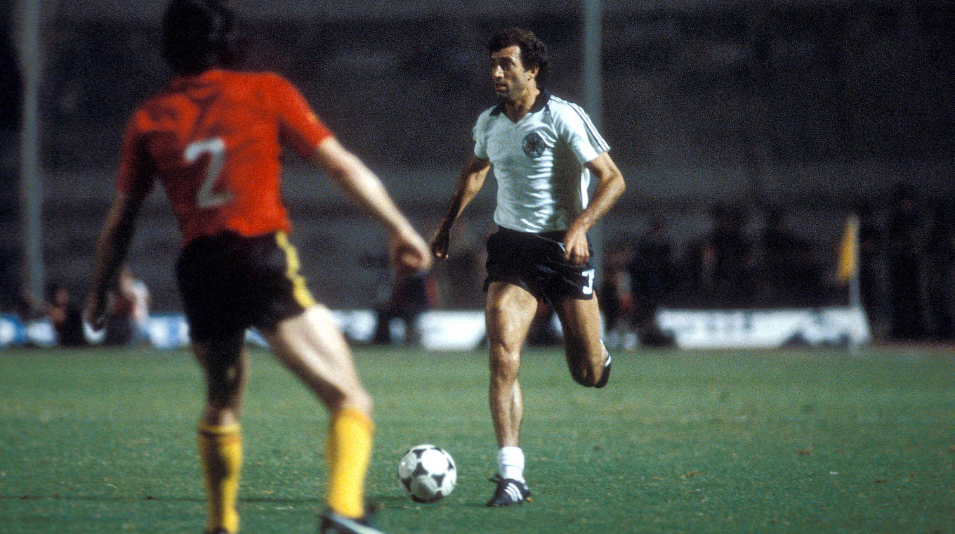 "Im EM-Finale gegen Belgien wurde ich Gott sei Dank eingewechselt": Cullmann 1980 © imago