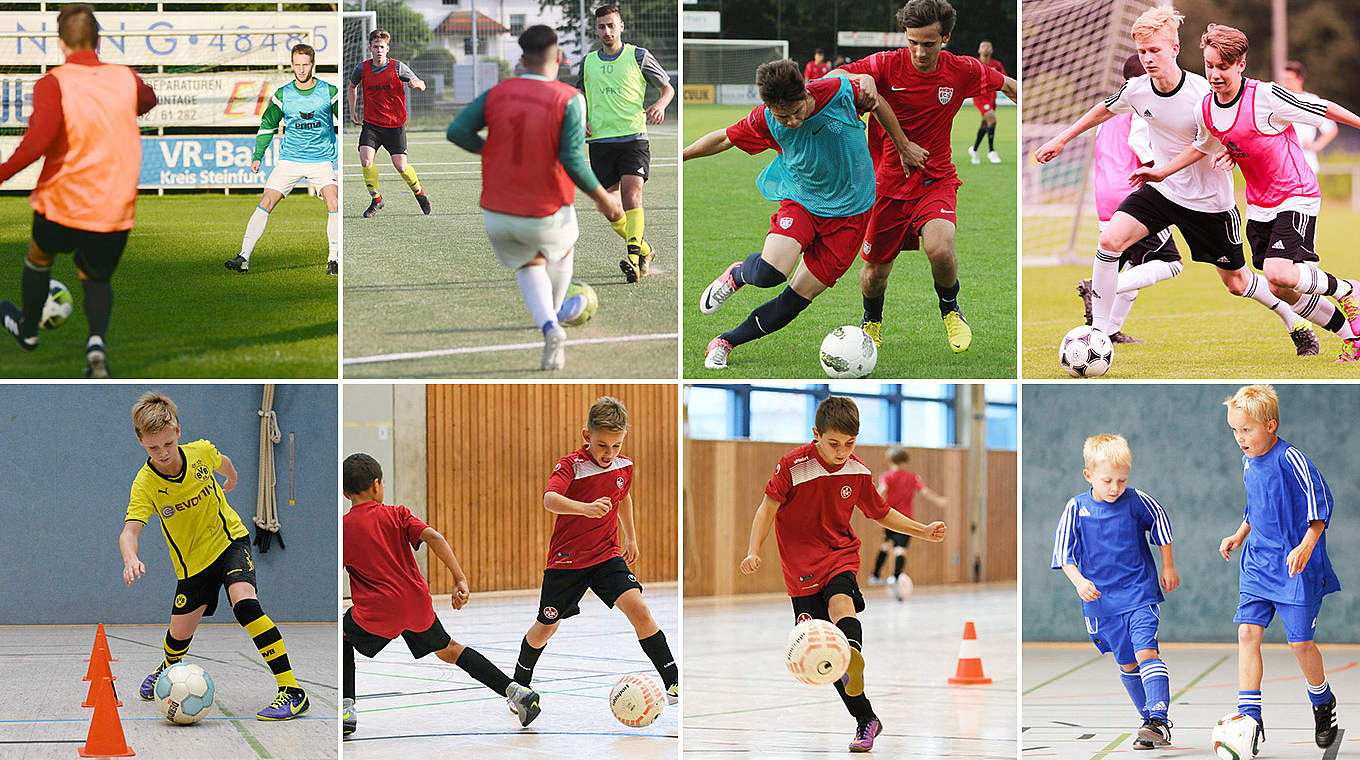 Ball richtig an- und mitnehmen: Training&Service gibt Tipps © DFB