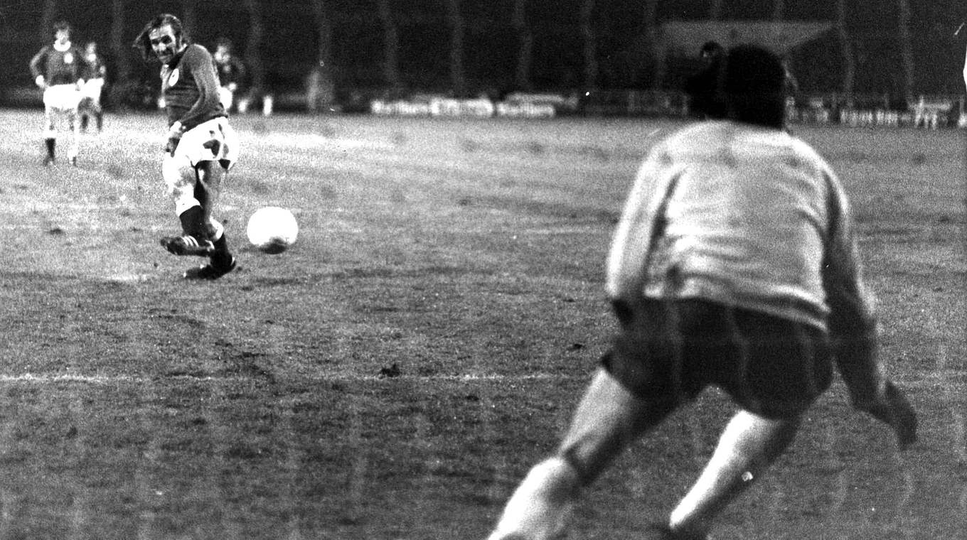 Erzielt die erneute deutsche Führung in der 85. Minute: Günter Netzer 1972 in Wembley © imago