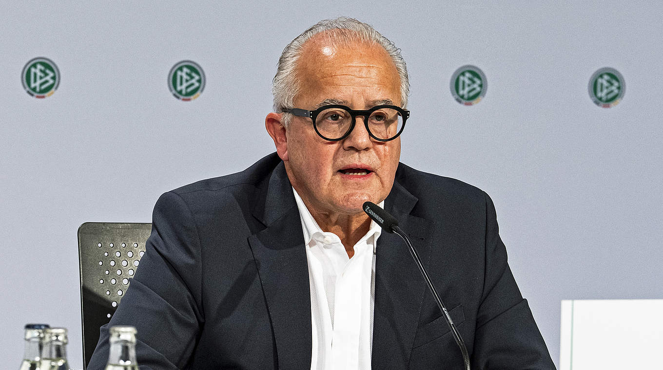 DFB-Präsident Fritz Keller: "Wir wünschen uns mündige Spielerinnen und Spieler" © Thomas Böcker/DFB