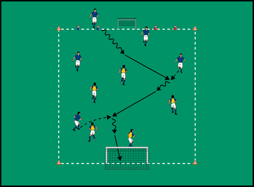 Schnelle Füße für ein schnelles Spiel