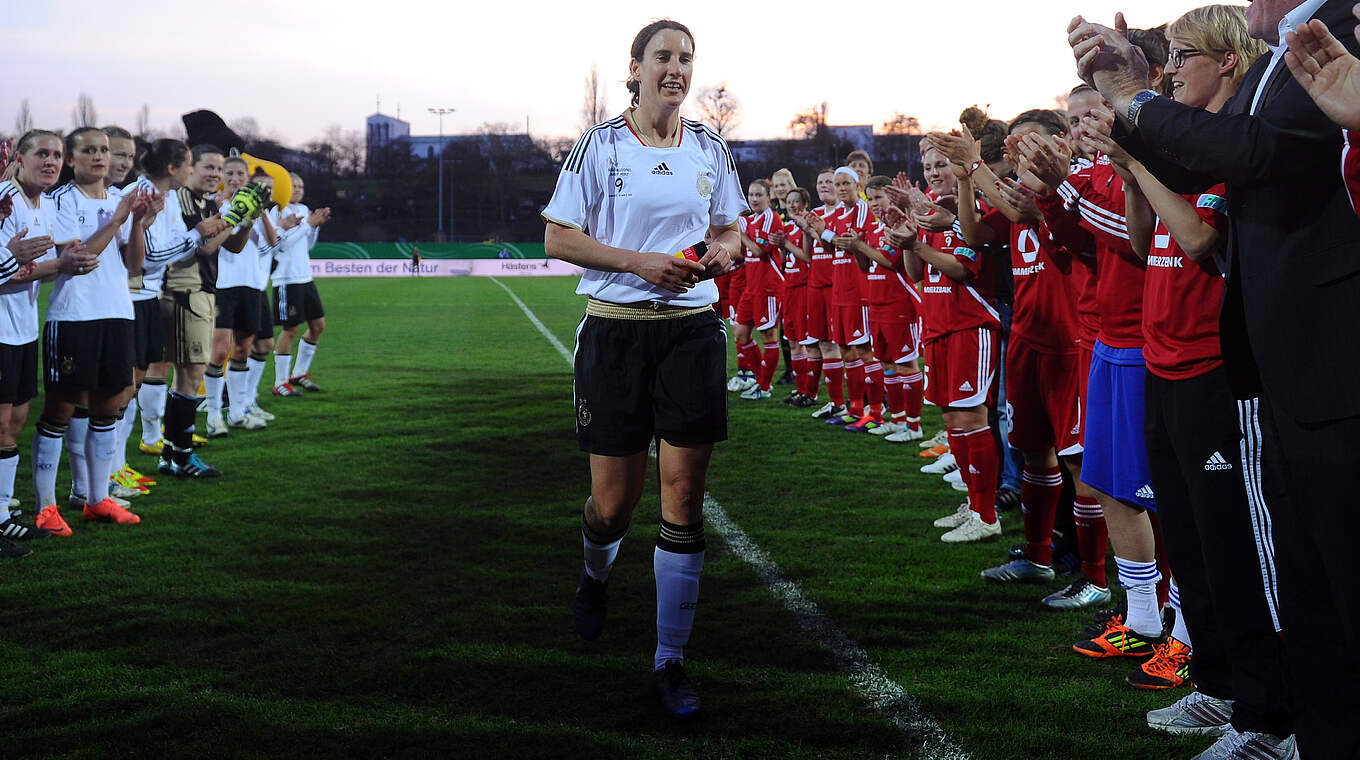 Eine Legende sagt Tschüss: 2011 beendet Prinz ihre Nationalmannschaftskarriere © GettyImages
