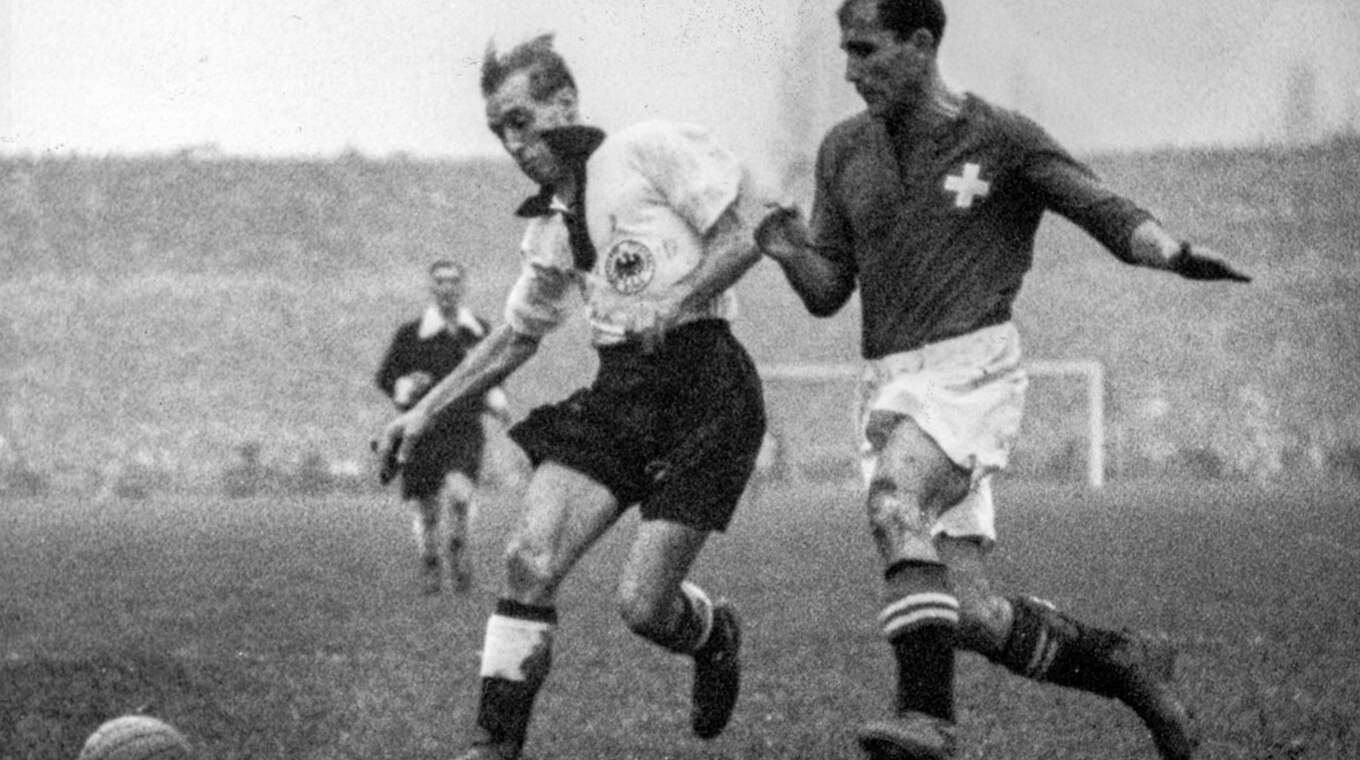 So lief's 1950 Länderspiel zwischen Deutschland und der Schweiz DFB