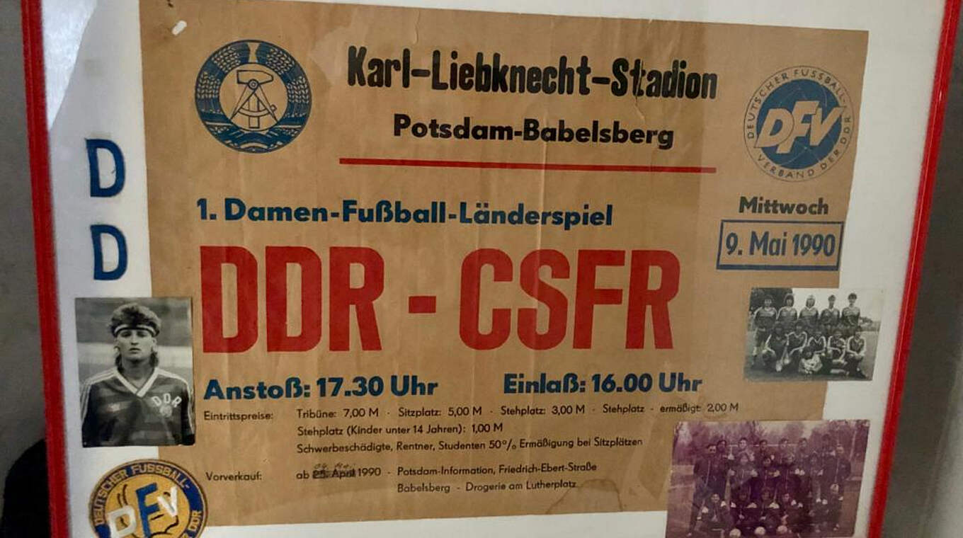 "Historische Bedeutung": Einziges Länderspiel der DDR-Frauen 1990 gegen die CSFR © Doreen Meier
