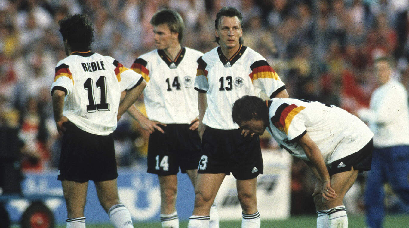 Enttäuschung nach dem EM-Finale 1992: "Trotzdem tolle Erinnerungen" © imago
