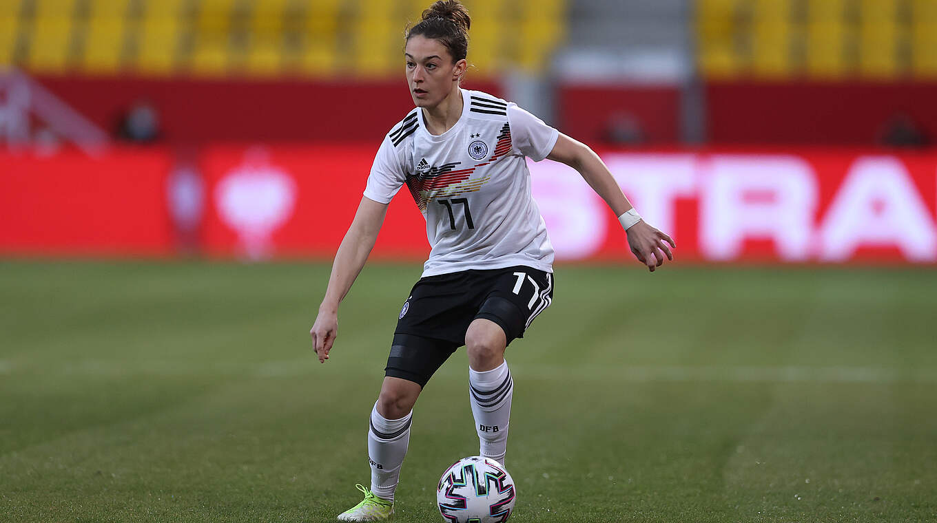 Favoritin der Fans: Felicitas Rauch ist die "Spielerin des Belgien-Spiels" © Getty Images