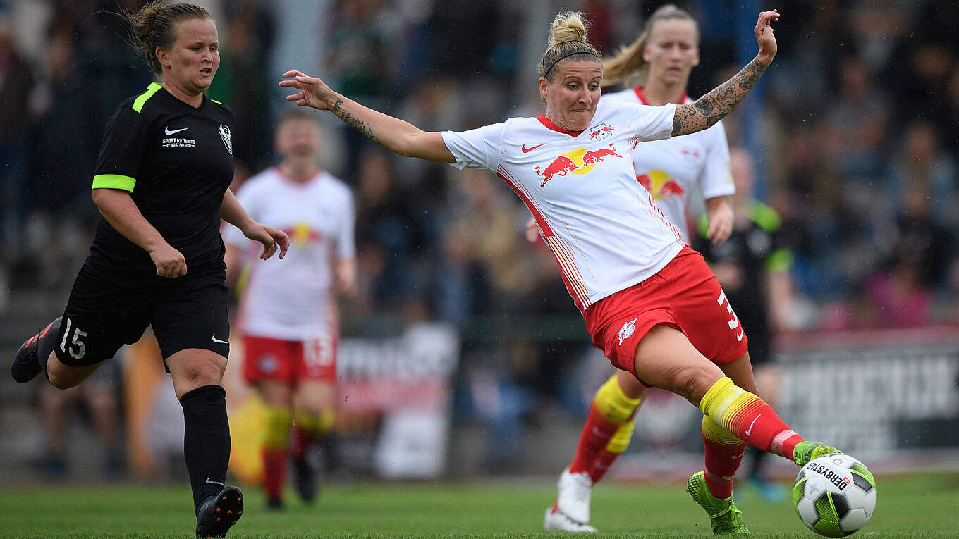 Anja Mittag bei RB Leipzig Olympiasiegerin hilft und trifft DFB
