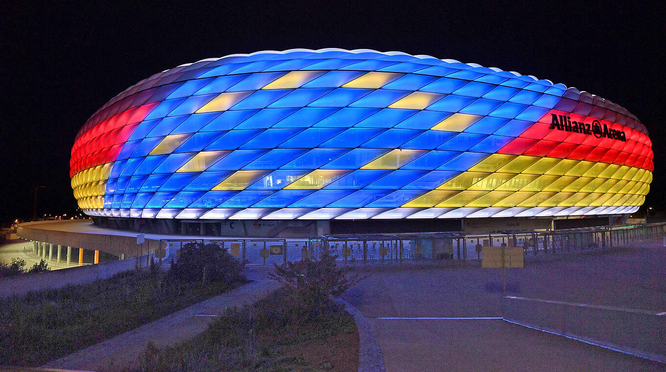 Keller: "Spiele in München bedeuten ein Signal, das über den Fußball hinausgeht" © imago images/Sven Simon