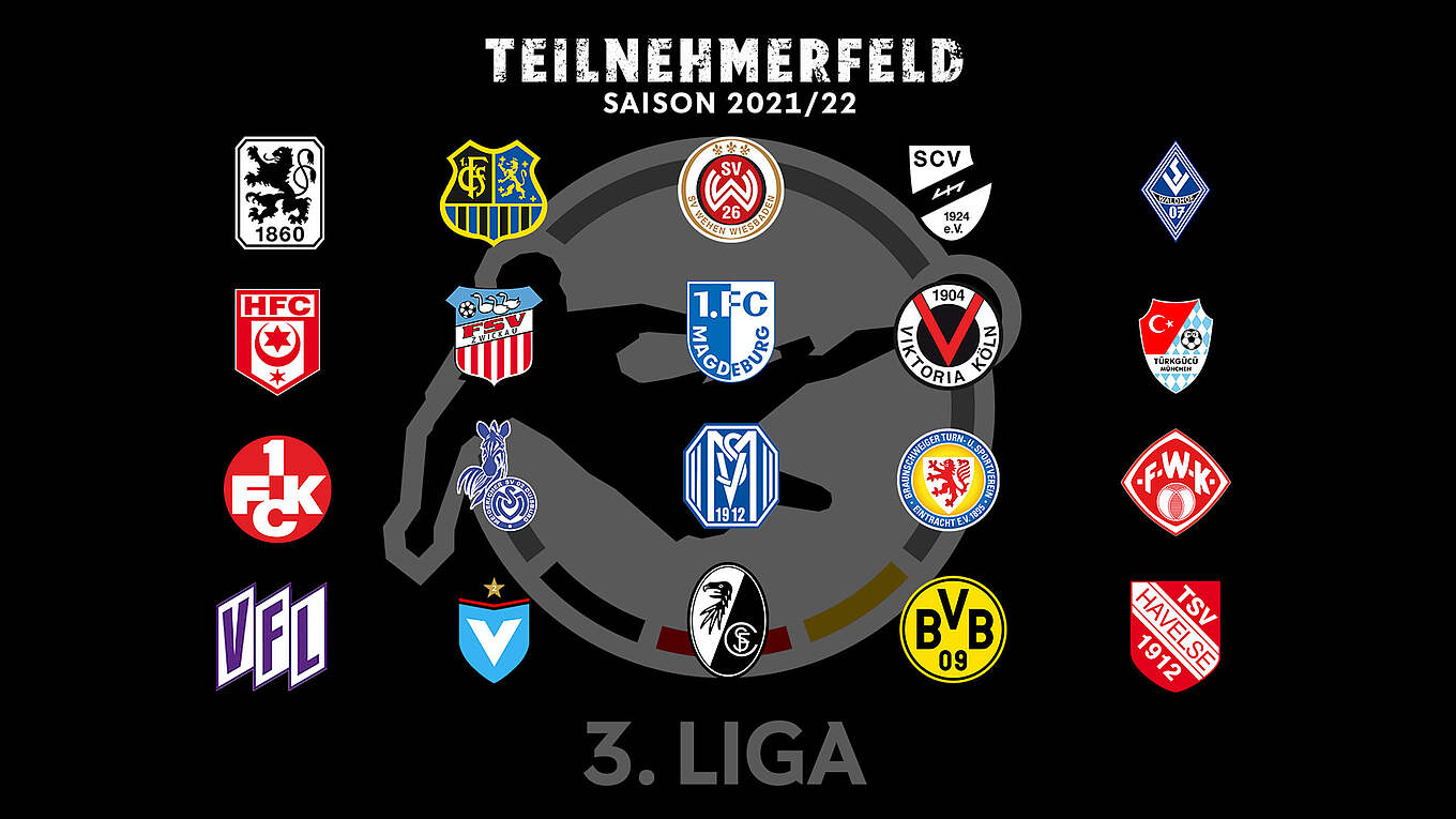 Teilnehmerfeld der 3. Liga ist komplett  DFB  Deutscher FußballBund