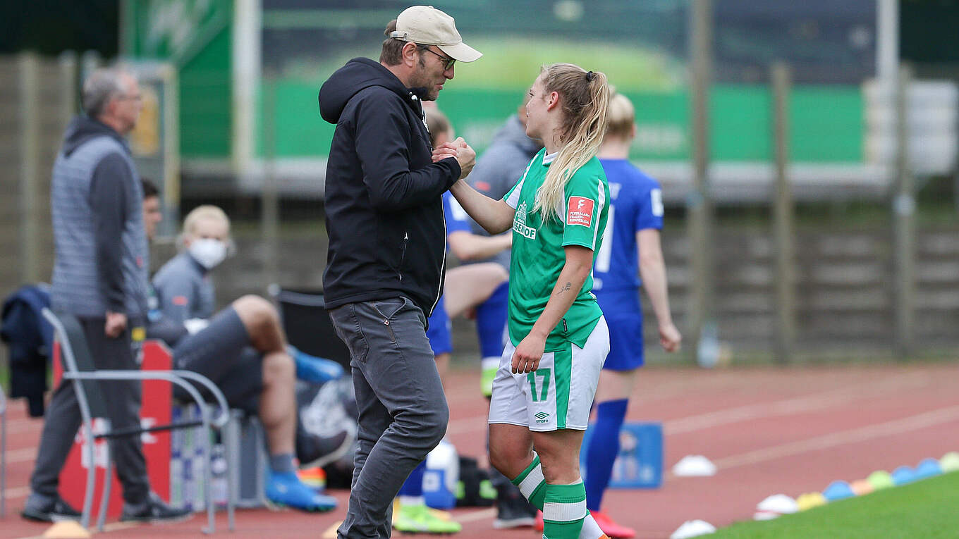 Werder-Coach Horsch: "Ich versuche immer, Ruhe ...