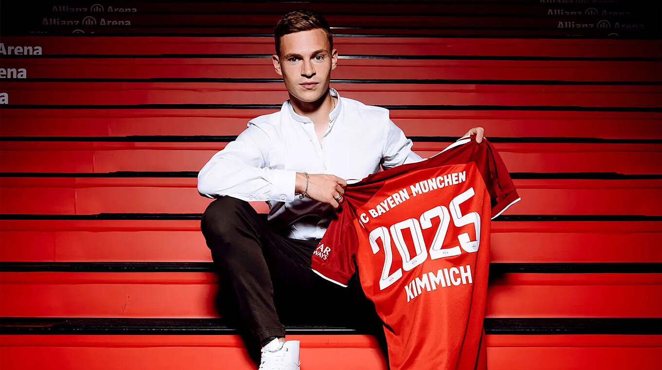 Bis 2025: Joshua Kimmich bleibt dem FC Bayern erhalten © FC Bayern München