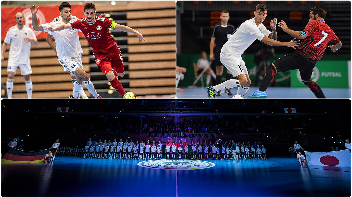 Es geht wieder los: Die Futsal-Nationalmannschaft startet in die neue Saison © Getty Images/Collage DFB