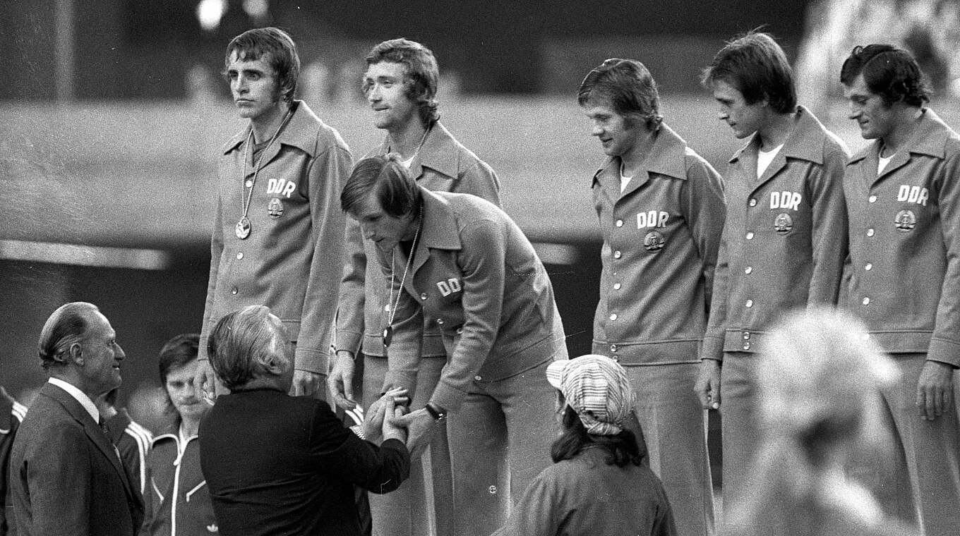 Olympia-Gold 1976 in Montreal: Jürgen Croy (l.) © Imago