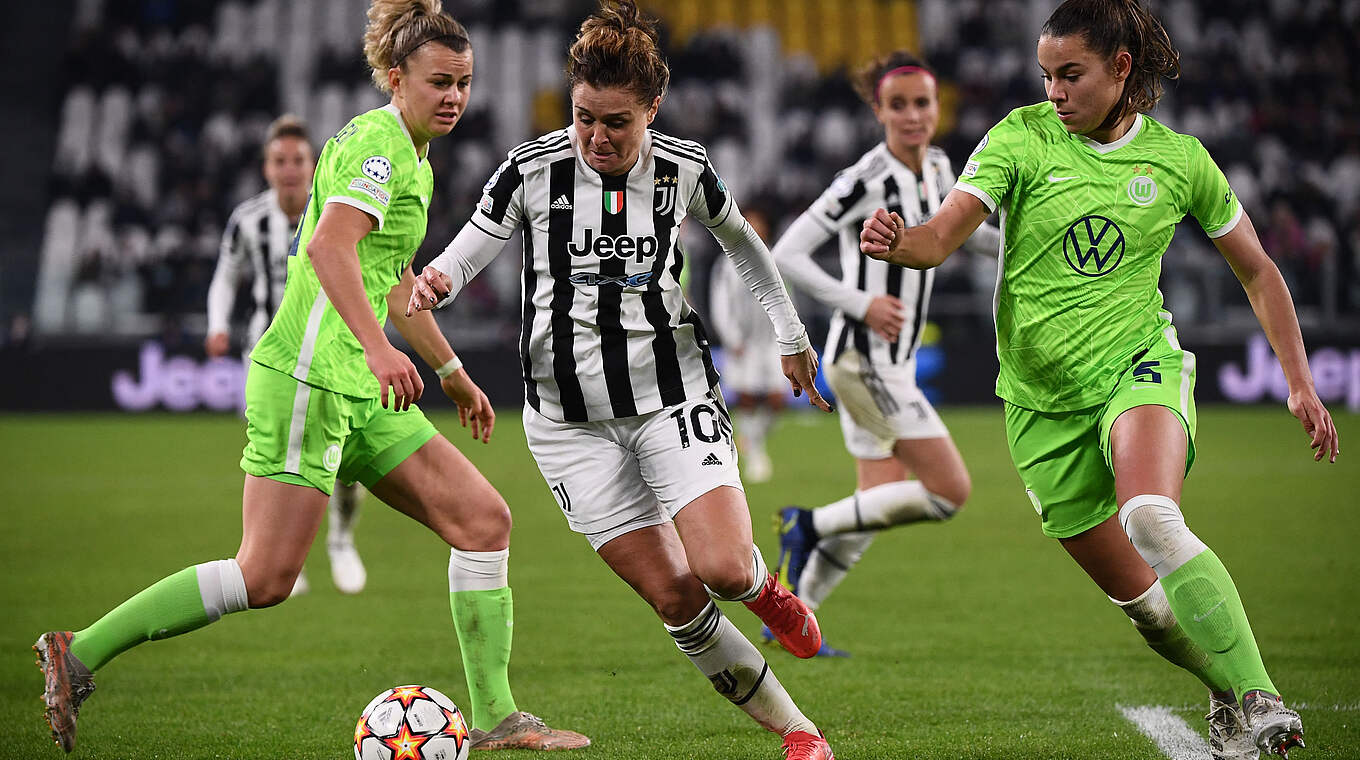 Gruppe bleibt offen: Kein Sieger zwischen Juventus und Wolfsburg © AFP/Getty Images
