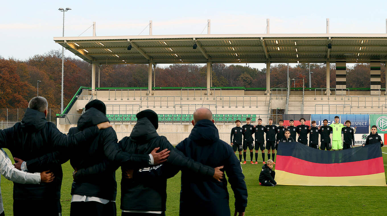 Peilt den zweiten Sieg gegen die Türkei an: die deutsche U 17 in Hannover © Getty Images