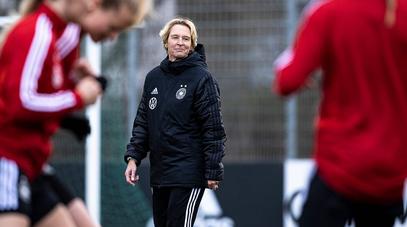 Martina Voss-Tecklenburg: "Wir werden mehr kompetitive Länderspiele bestreiten" © Thomas Boecker/ DFB