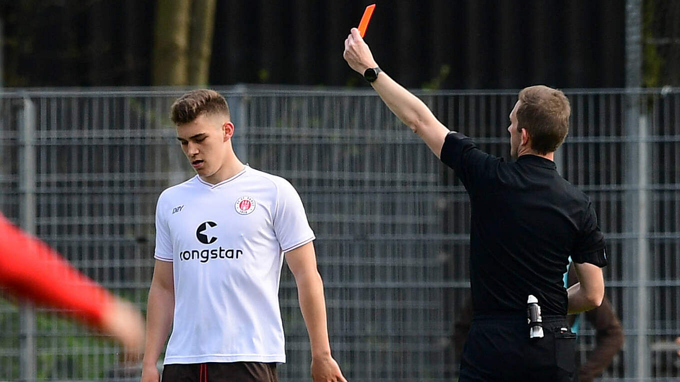 Zwei Spiele Sperre für St. Paulis Beifus DFB Deutscher Fußball