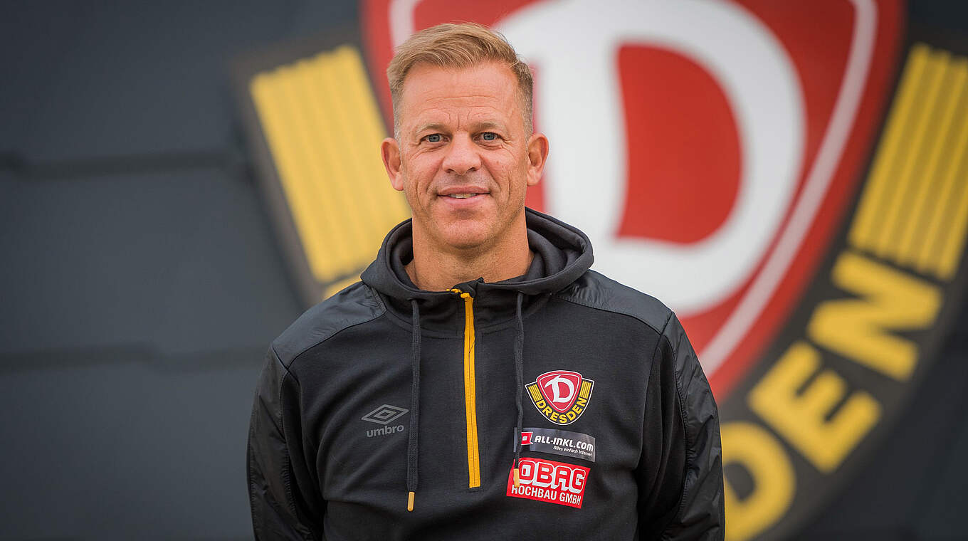 Neuer Trainer bei Dynamo Dresden: Markus Anfang © Dynamo Dresden/Dennis Hetzschold