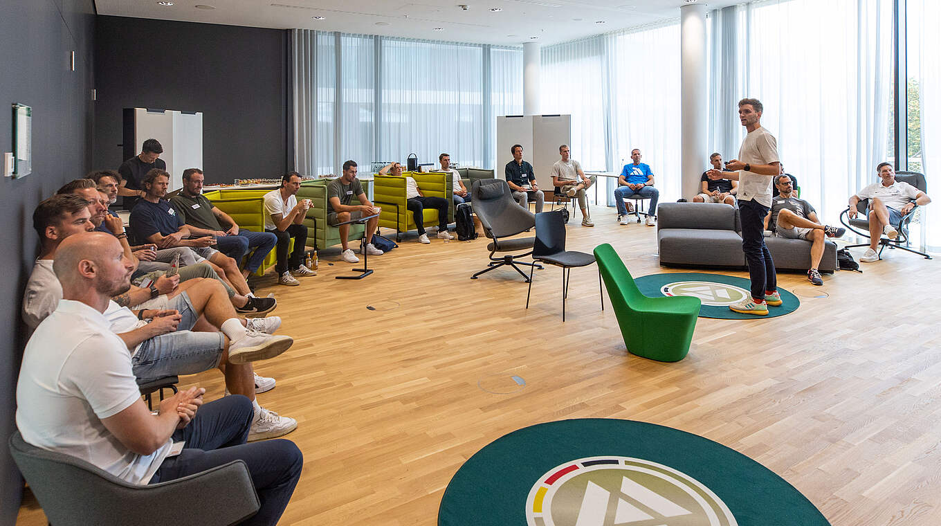 Meetup im Campus: Vereine und DFB profitieren vom Austausch © Julius Nieweler/DFB
