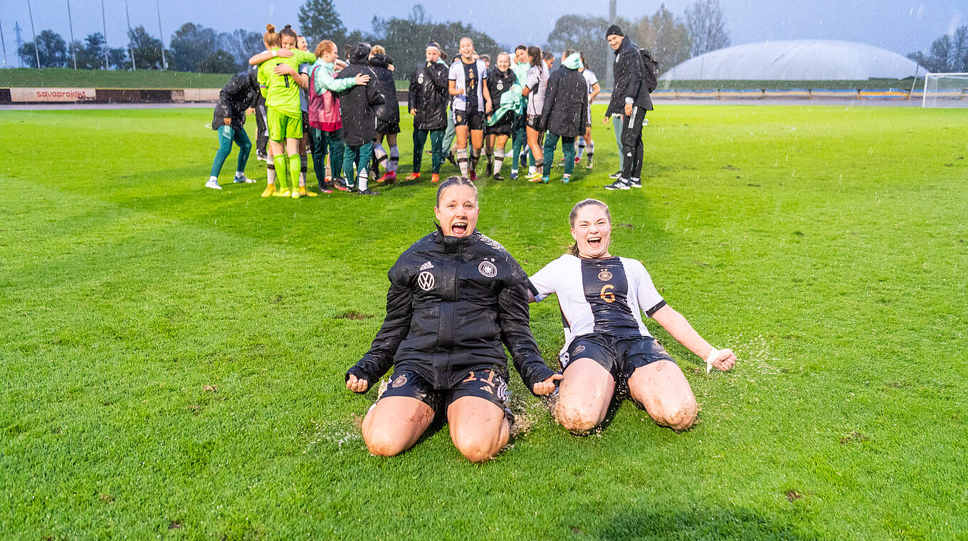 U 17 feiert späten Sieg gegen Slowenien DFB Deutscher FußballBund