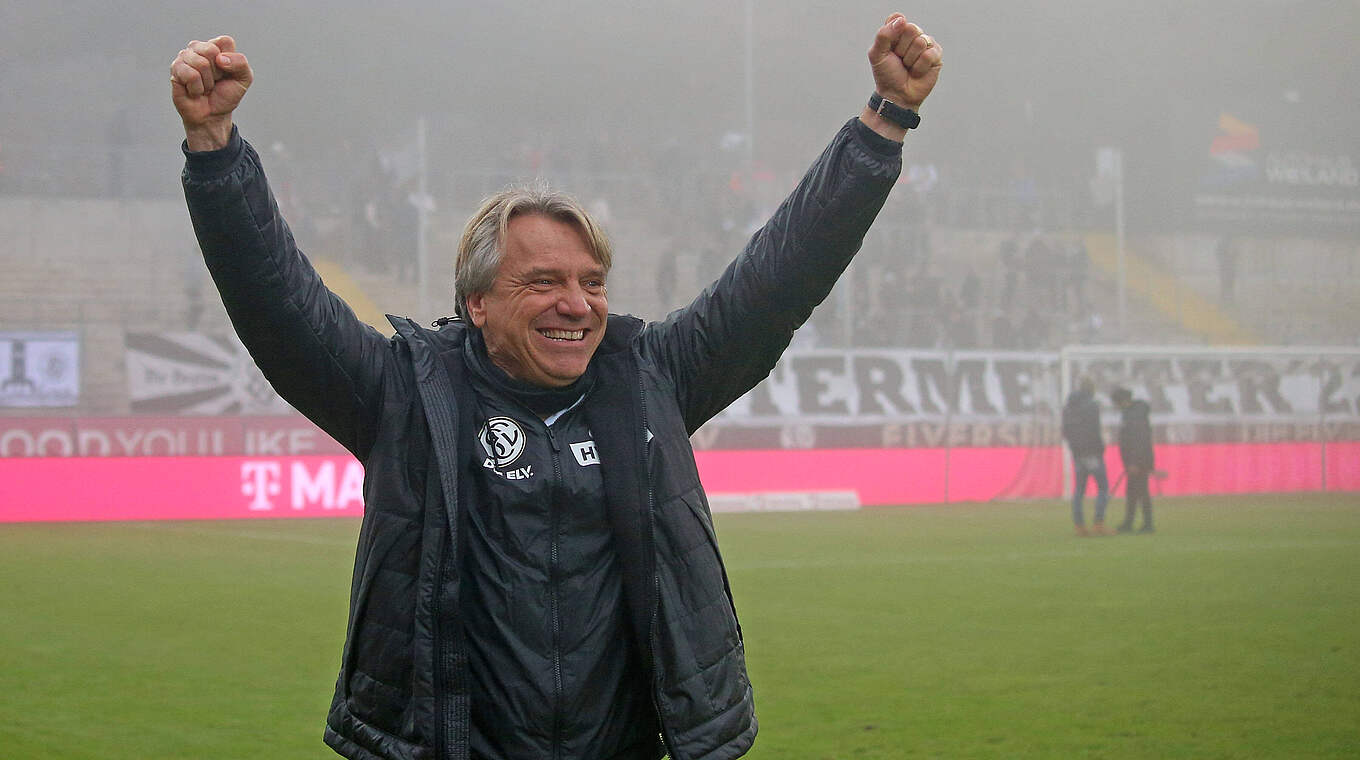 ElversbergTrainer Horst Steffen "Ich gebe keine Ruhe" DFB