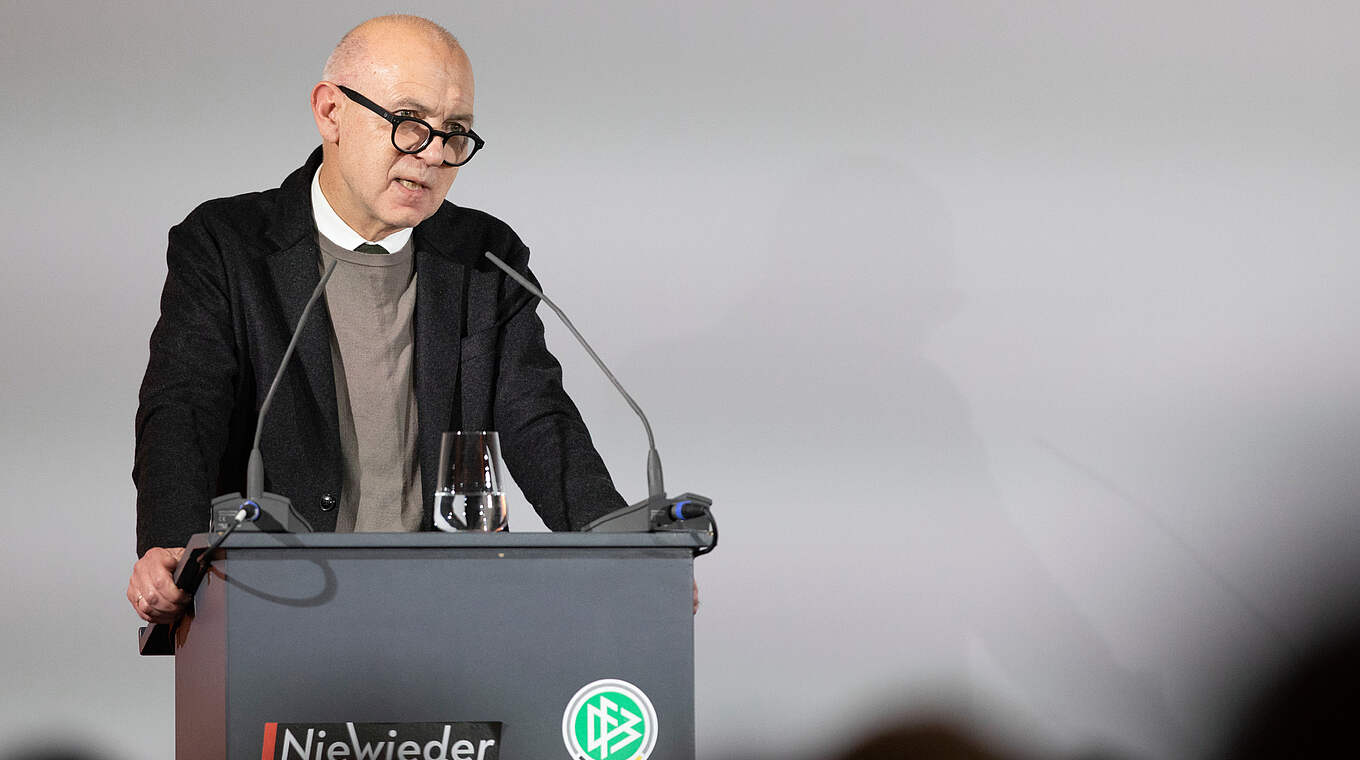 Neuendorf: "Werden im Engagement gegen Hass und Ausgrenzung nicht nachlassen" © Thomas Böcker/DFB