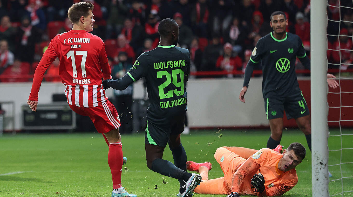 Union dank Joker Behrens im Viertelfinale DFB Deutscher Fußball