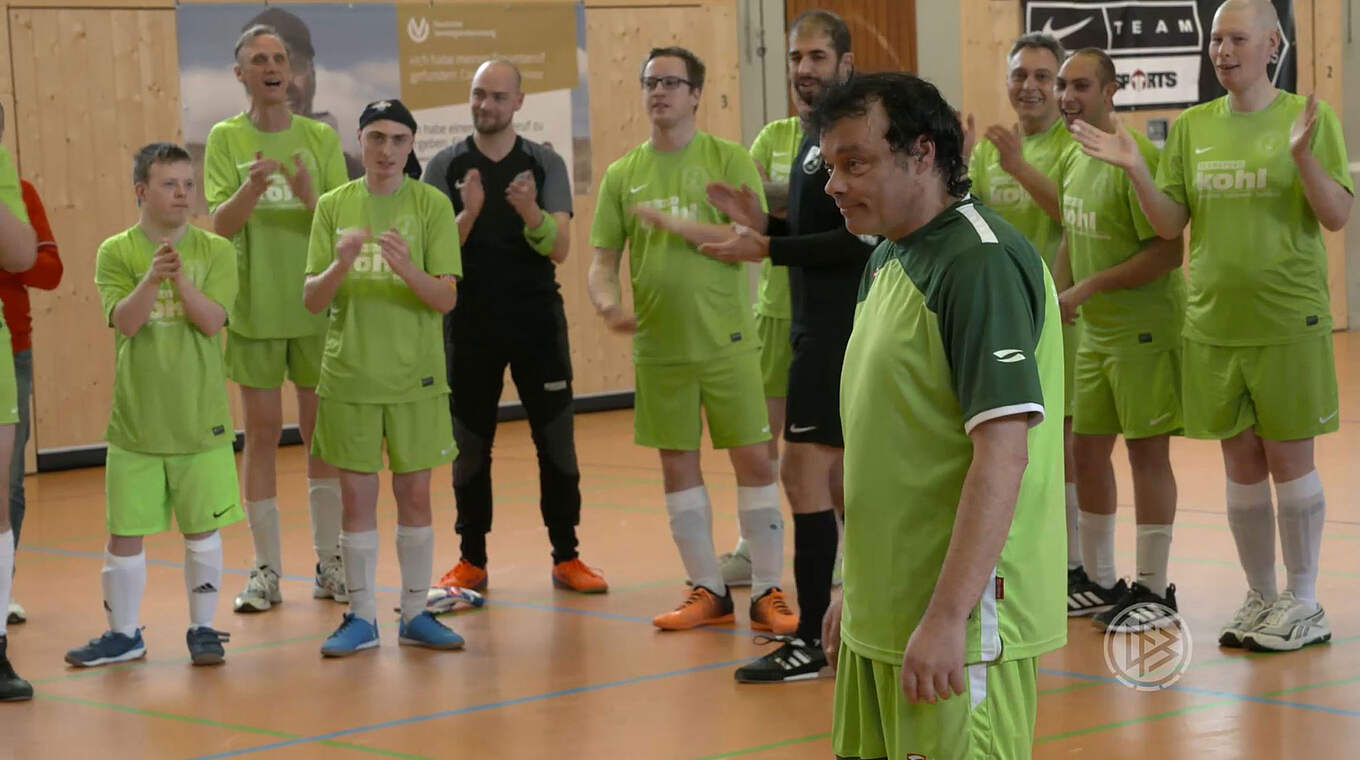 Vorreiter im Handicap-Fußball: die Sportfreunde Hügelheim © DFB-TV
