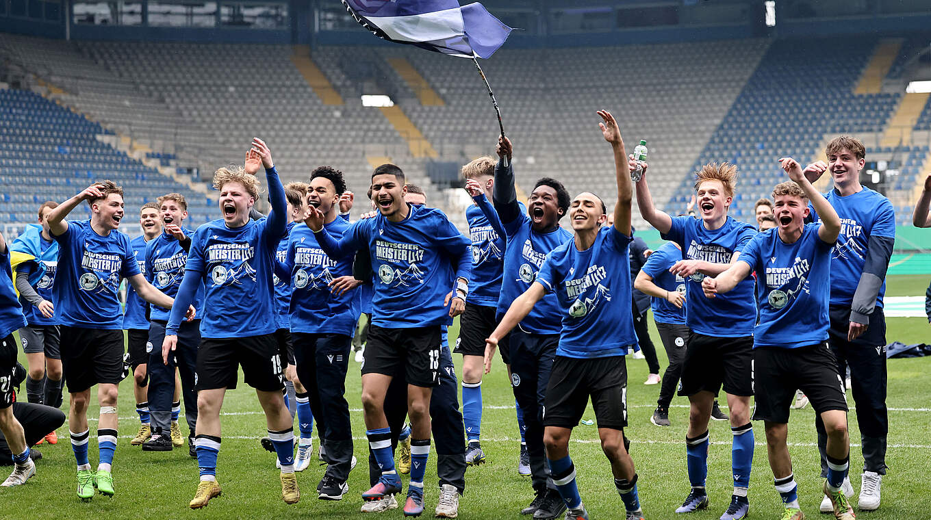 Arminia Bielefeld erstmals BJuniorenMeister DFB Deutscher