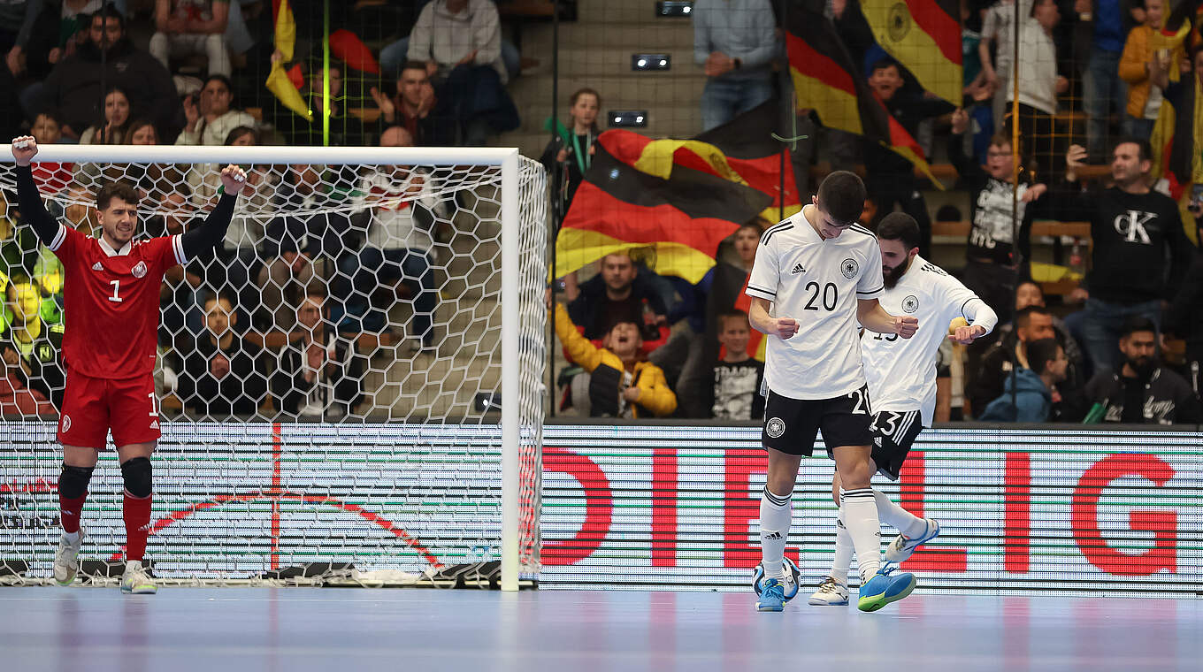 Riesenjubel beim DFB-Team: Die Futsal-Nationalmannschaft erreicht Historisches © Getty Images