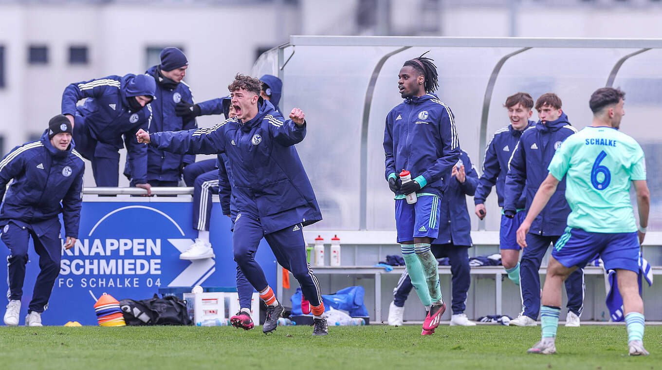 FC Schalke 04: Auf dem Weg zum dritten Titel im DFB-Pokal der Junioren  © Imago