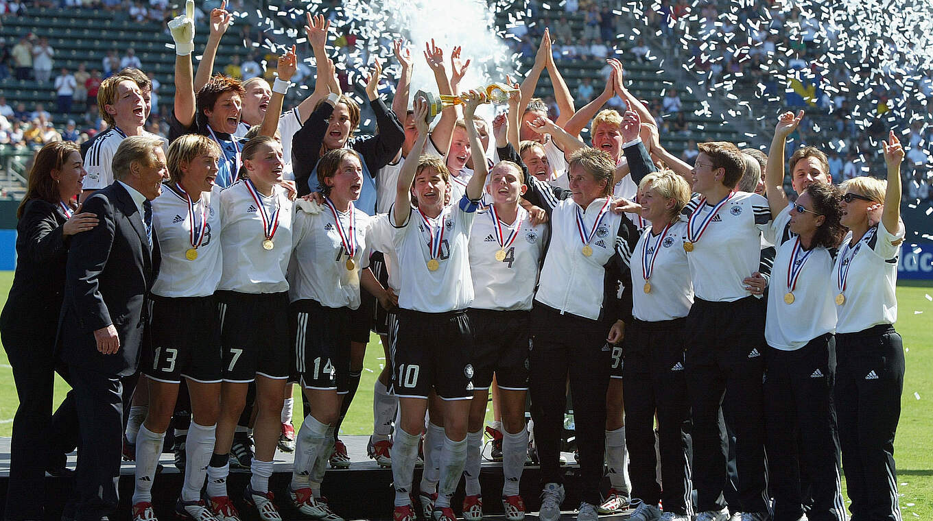 WM 2003 Künzers Golden Goal zum 1. Titel DFB Deutscher Fußball