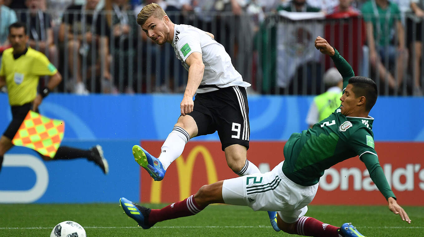 Beim letzten Duell mit Mexiko bei der WM 2018 dabei: Timo Werner (l.) © Getty Images