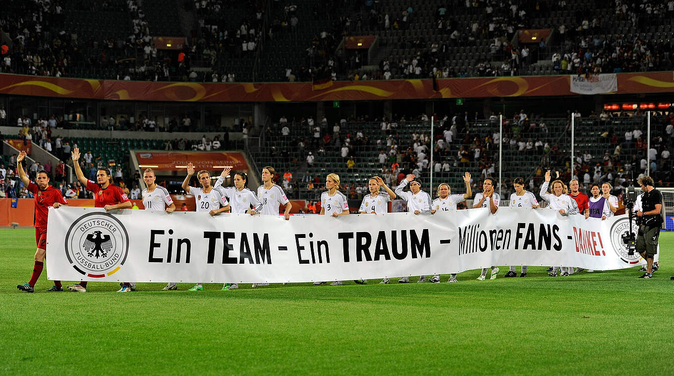 WM 2011 ViertelfinalAus beim Heimturnier DFB Deutscher Fußball