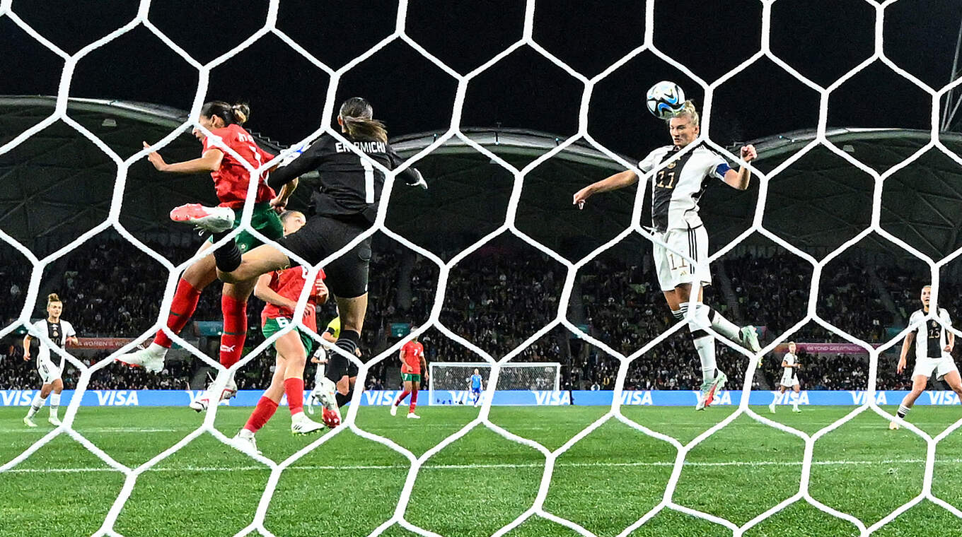 Erfolgreicher Start mit starker TV-Quote: WM-Auftakt gegen Marokko © WILLIAM WEST/AFP via Getty Images