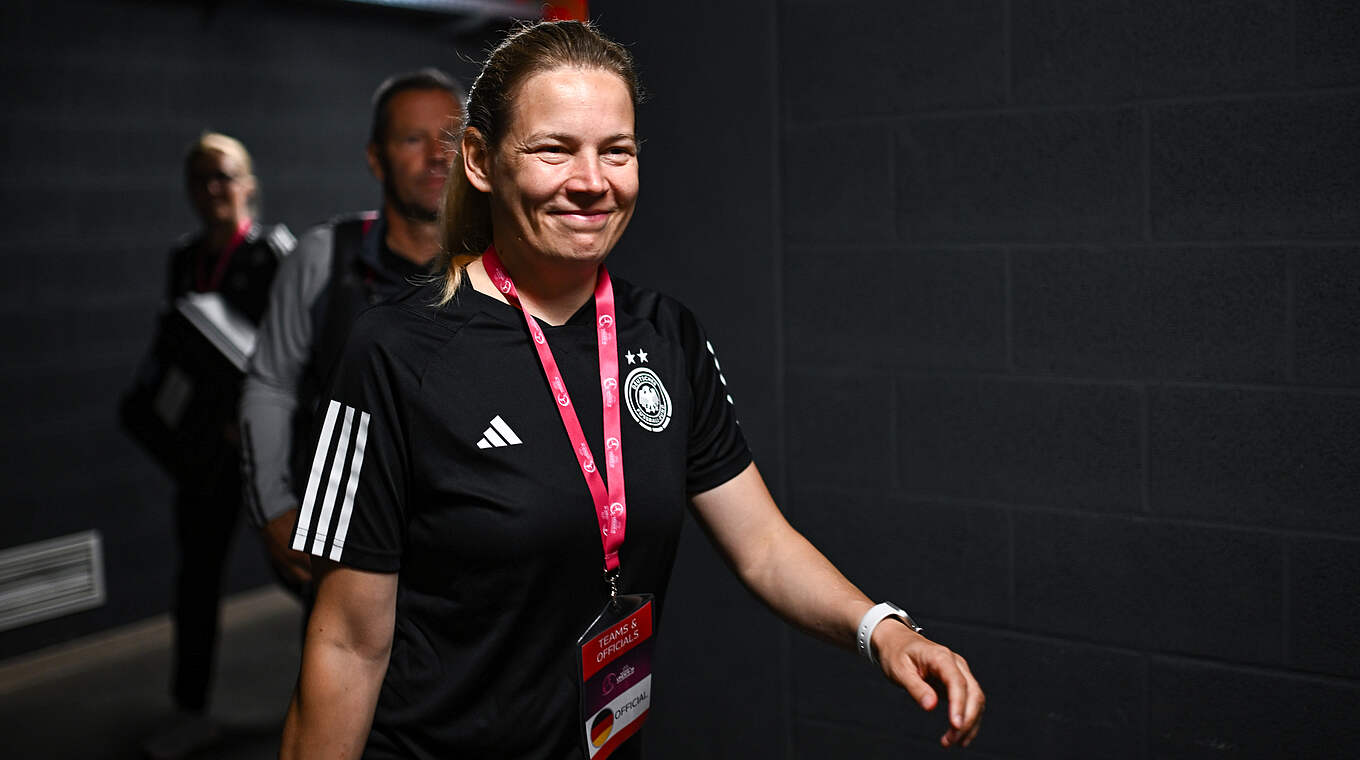 Fokus direkt wieder auf dem nächsten Spiel: Kathrin Peter © UEFA/Getty Images