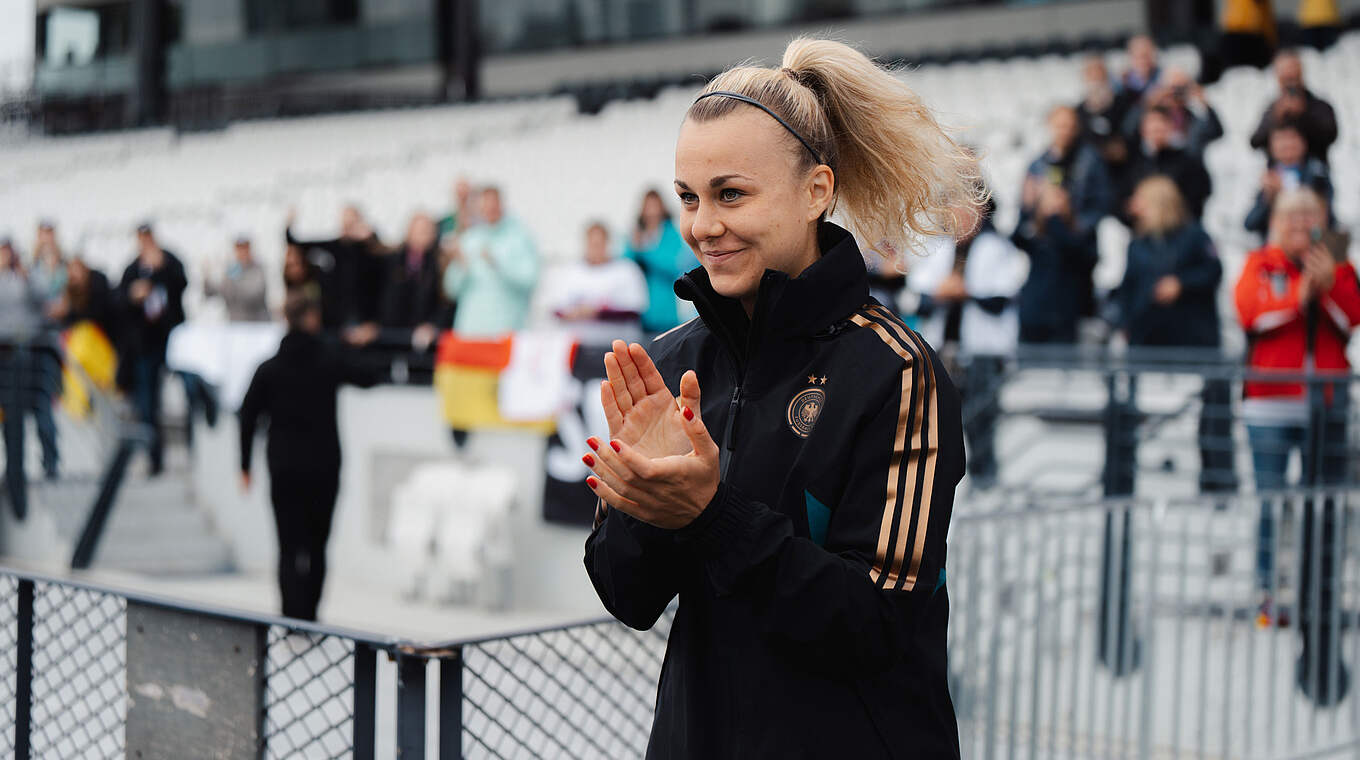 Lena Lattwein: "Wir sind in dieser Gruppe eindeutig die beste Mannschaft" © Sofieke van Bilsen/DFB